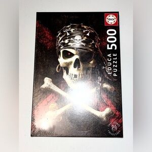 NEW 500 Piece Puzzle - Pirate Skull Puzzles Jigsaw Gift Five Hundred Pieces